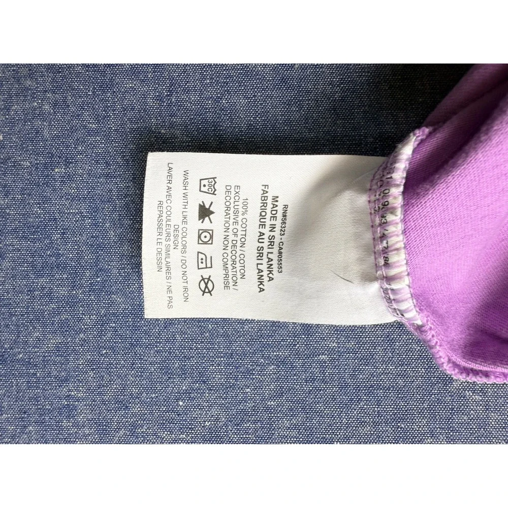 Nike Mens Sportswear T-Shirt Bundle Gray Purple Embroidered Logo Size Large 2pk